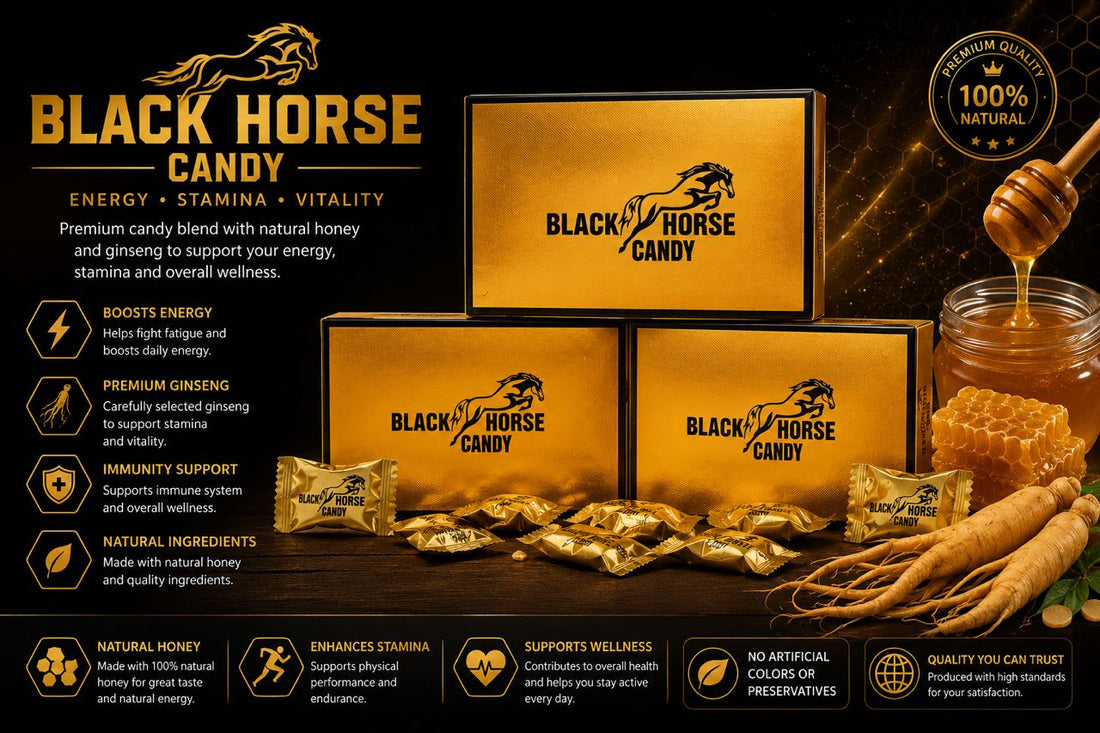Black Horse Candy – Premium Energy &amp; Vitality Candy For Men