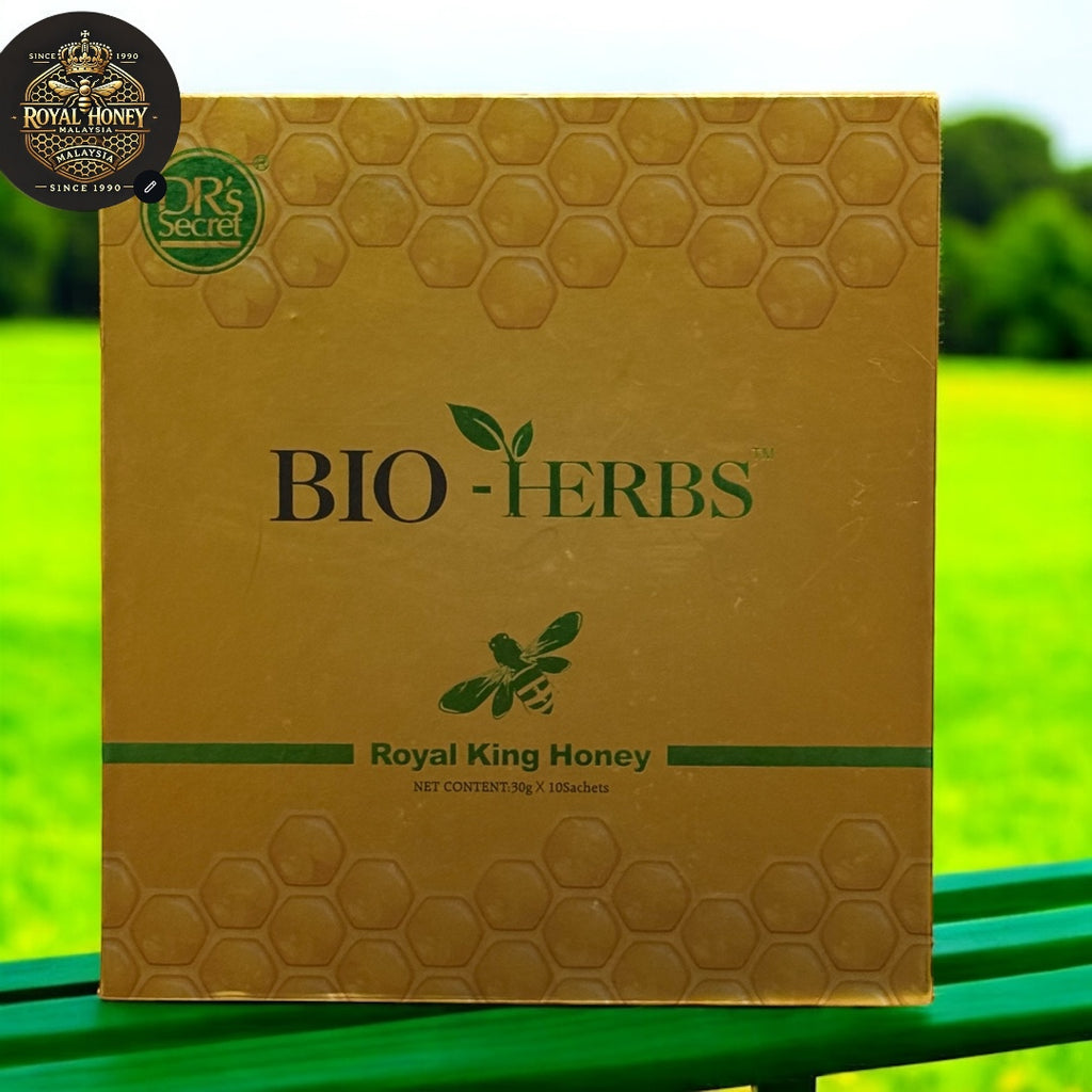 BIO HERBS Royal King Honey – 10 Sachets (30g)