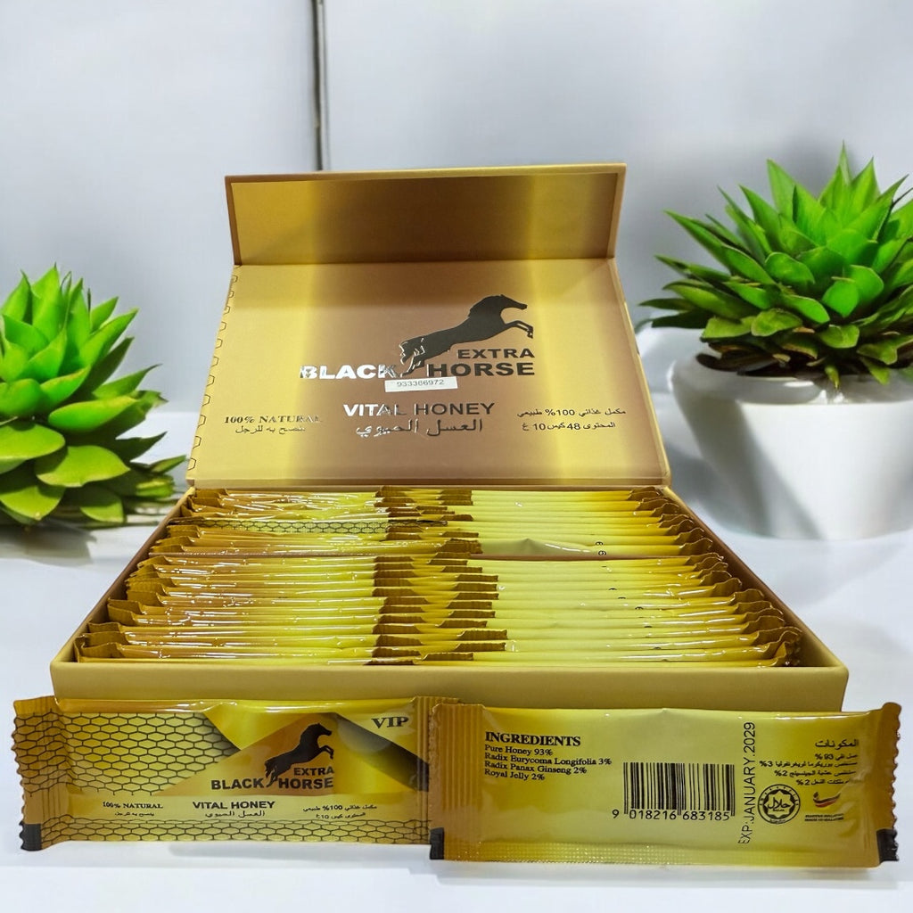 Extra Black horse Vital Honey (48 Sachets x 10g)