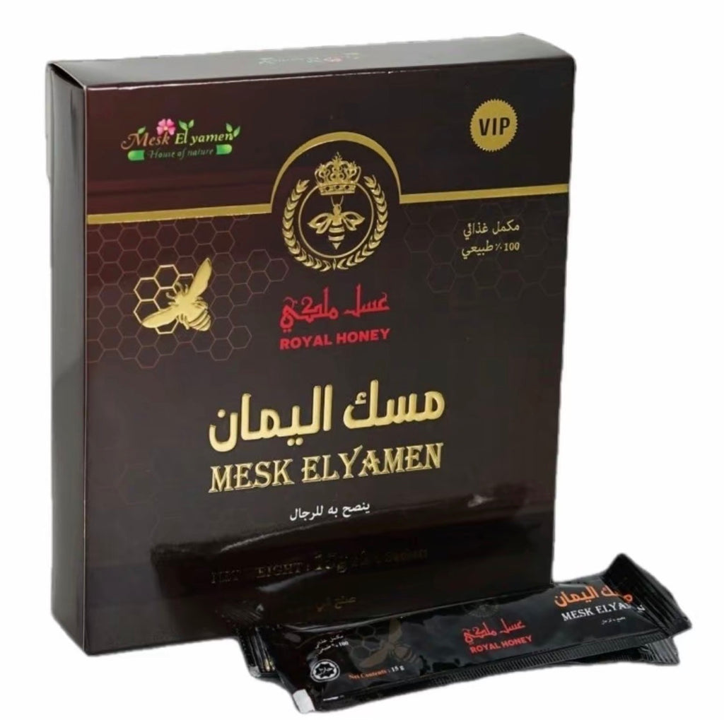 MESK ELYAMAN ROYAL HONEY 100% ORIGINAL 24 sachets
