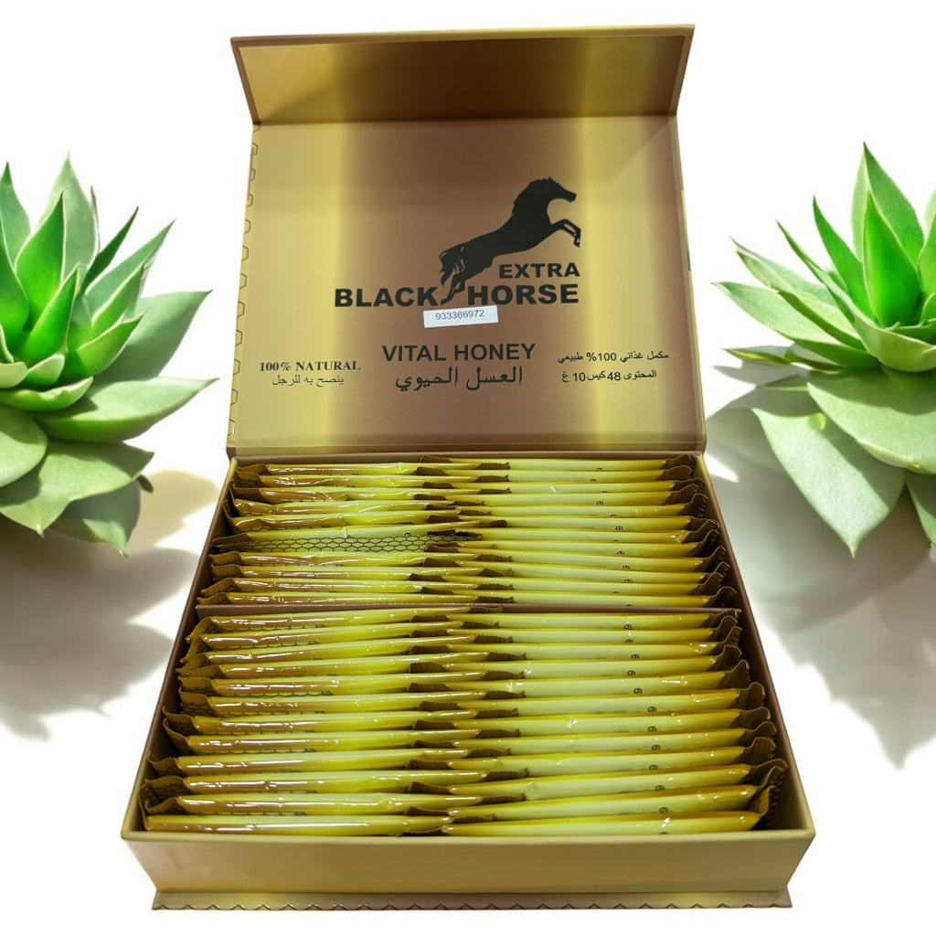 Extra Black horse Vital Honey (48 Sachets x 10g)