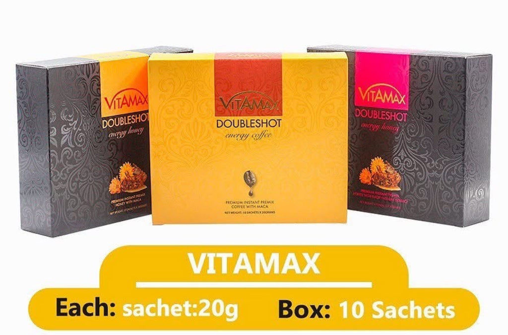 Vitamax Doubleshot Energy Coffee for Men (10 Sachets x 20g)