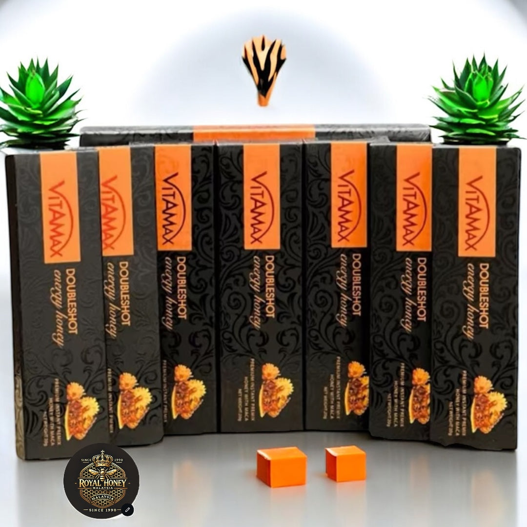 Vitamax Doubleshot Energy Honey for Men (10 Sachets x 20g)