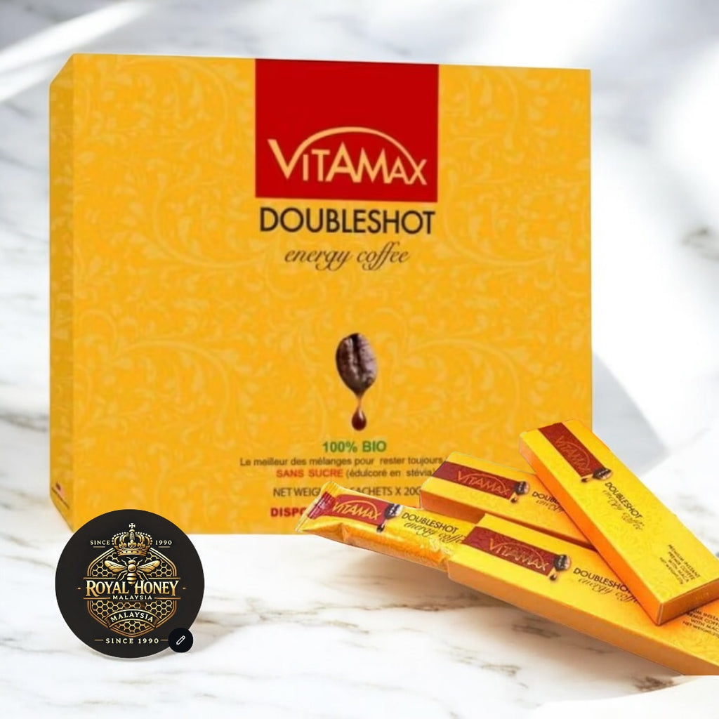 Vitamax Doubleshot Energy Coffee for Men (10 Sachets x 20g)