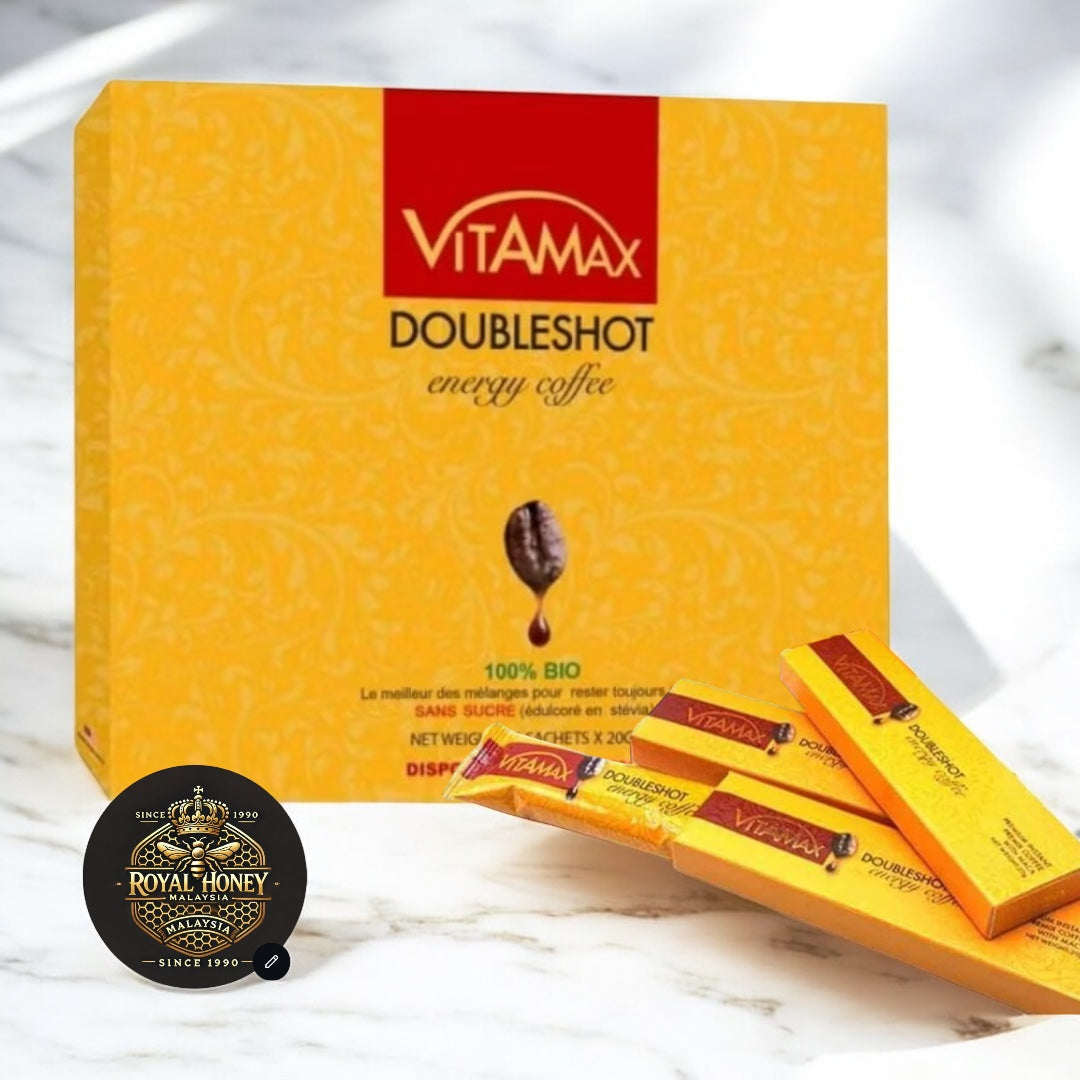 Vitamax Doubleshot Energy Coffee for Men (10 Sachets x 20g)