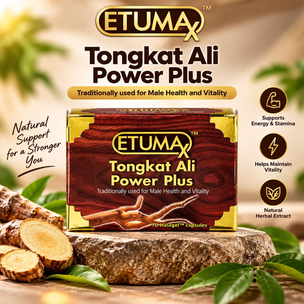 ETUMAX Tongkat Ali Power Plus – 10 Capsules | Malaysian Men's Vitality Supplement
