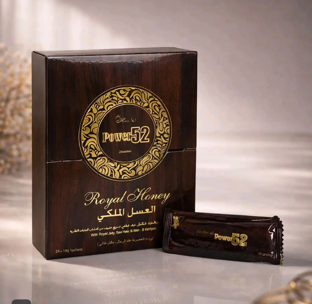 Power52 Royal Honey for Him – 24 Sachets | Malaysian Royal Honey