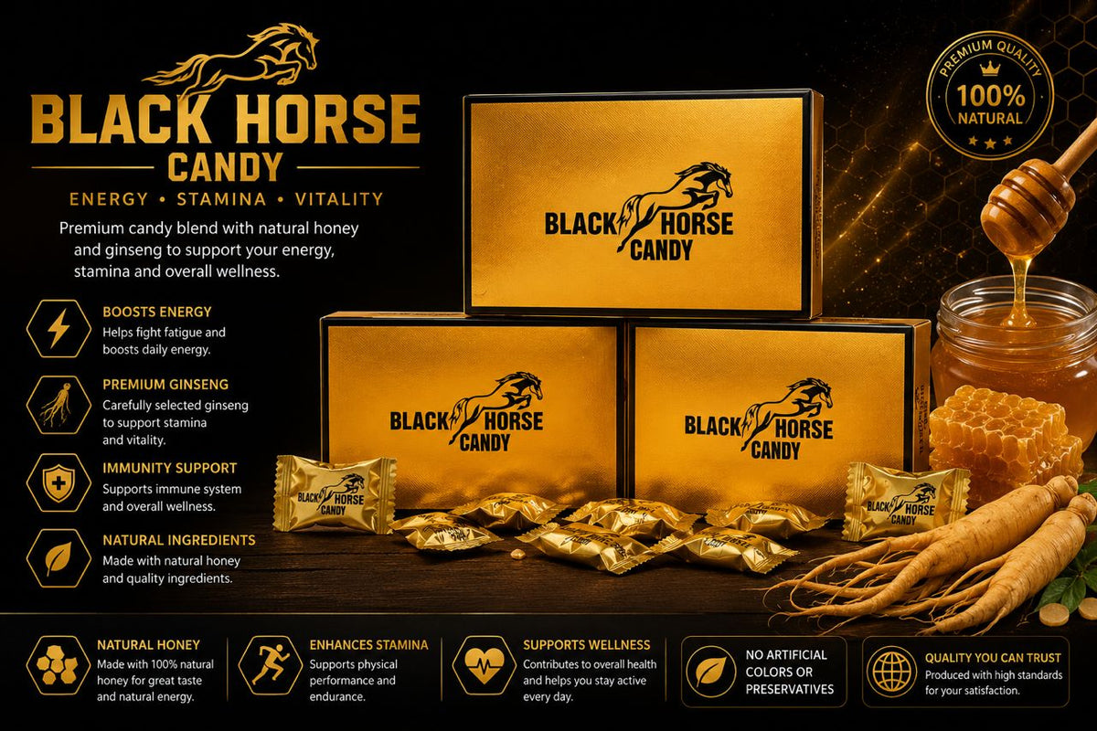Black Horse Candy Premium Vitality Boosting Herbal Candy